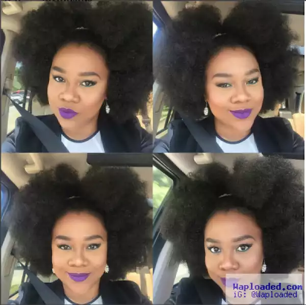 Stella Damascus shares new lovely photos of her natural Afro, shares inspiring message